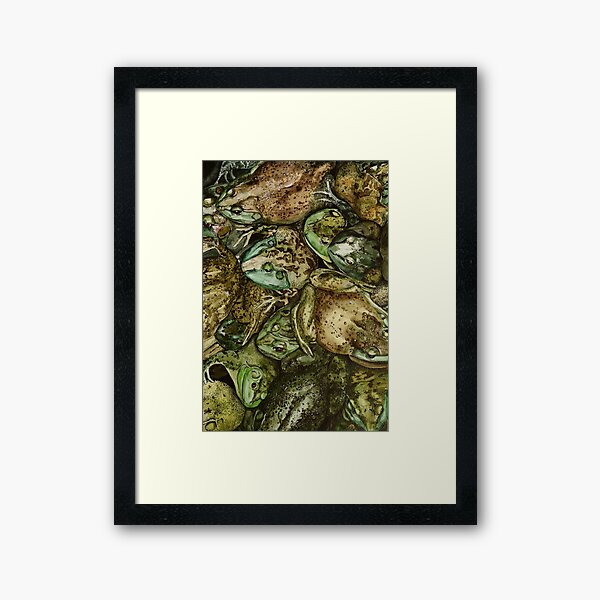 Toads Framed Art Print
