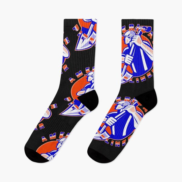 Item preview, American Pipeliner Pipe Liner Worker Design w/Red, White & Blue Lettering designed and sold by Mindsofcreation.