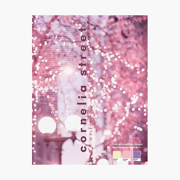 Cornelia Street Taylor Swift Poster Photographic Print