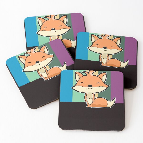 Item preview, Fox cute retro vintage designed and sold by Imutobi.