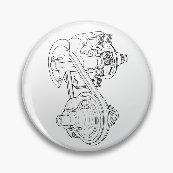 Item preview, Continuously Variable Transmission CVT Blueprint Black designed and sold by Auto-Prints.