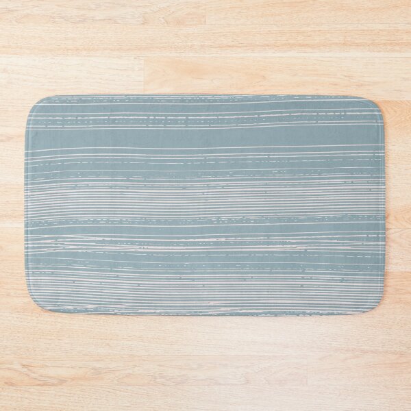 Item preview, Abstraction. Graphic horizontal lines using a brush. Gentle blue dawn. designed and sold by Mankaanna.