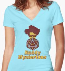 Ruddy Mysterious Women's Fitted V-Neck T-Shirt