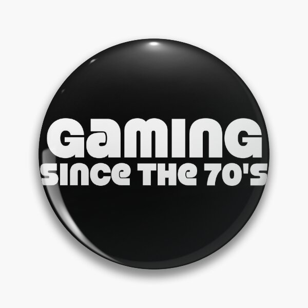 Item preview, Gaming Since the 70's - Funky Retro Headline Text (White) designed and sold by JamiDesigns.