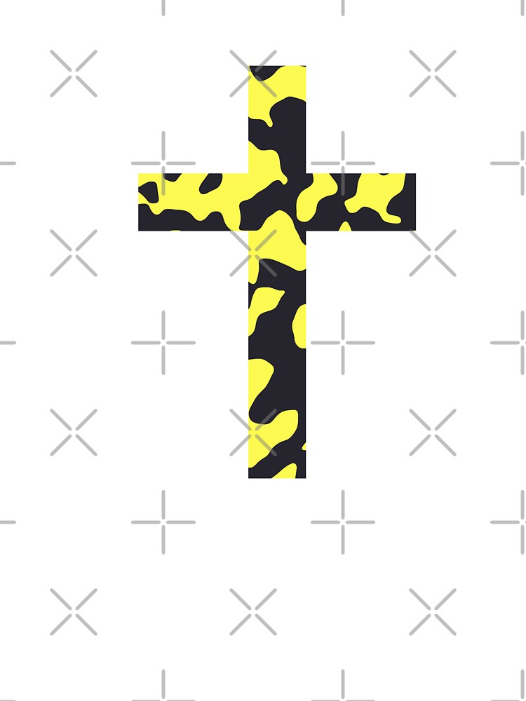 Christian Cross In A Classic Camo Design Sticker for Sale by nocap82