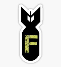 F BOMB Sticker