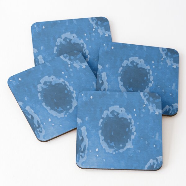 Item preview, Virology blue pattern designed and sold by dreamofdenim.
