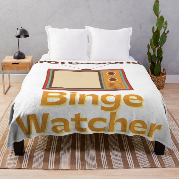 Item preview, Retro Professional Binge Watcher designed and sold by casualism.