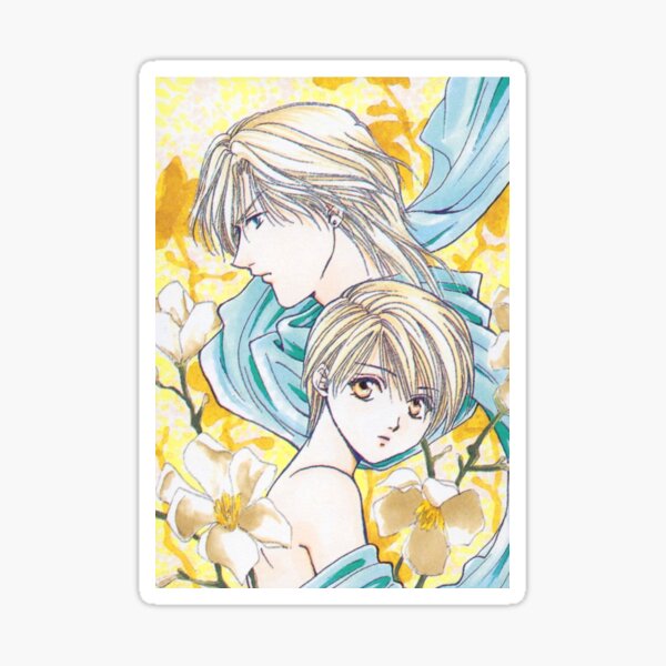 Hotohori Emperor Cai Pi Sticker from Fushigi Yuugi Shojo manga