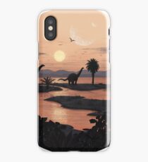 Jurassic Beach iPhone Case