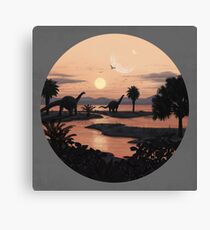 Jurassic Beach Canvas Print
