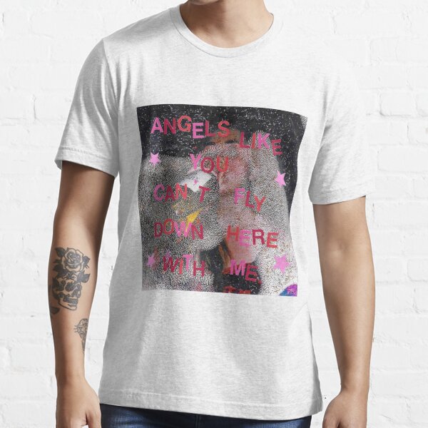 miley cyrus anges comme vous coeurs en plastique T-shirt essentiel