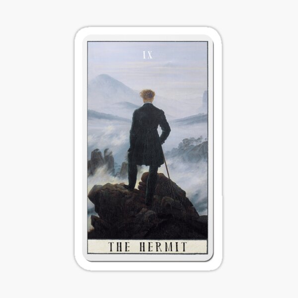 Item preview, the hermit - ix tarot card designed and sold by pripple.