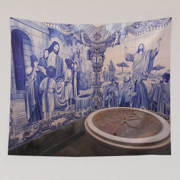 Item preview, Portuguese azulejo mural designed and sold by Gaspar Avila.