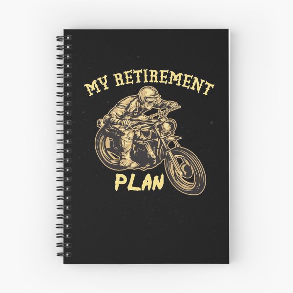 Item preview, retirement plan - biker motorcycle lover designed and sold by FullOfDesign.