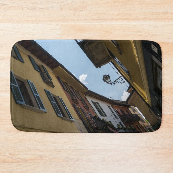 Item preview, Charming Bellagio Lake Como Italy - Tiny Shopping Street with Cool Balconies designed and sold by Georgia Mizuleva.