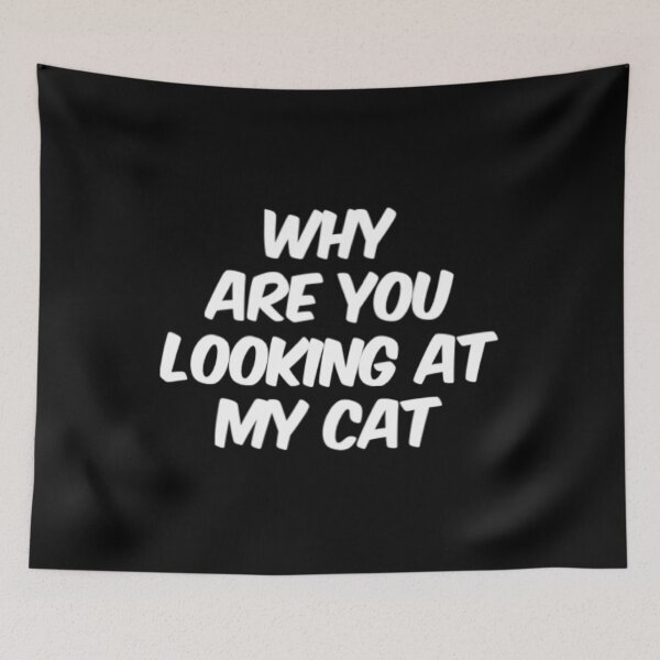 Item preview, Why Are You Looking At My Cat designed and sold by Artistive.