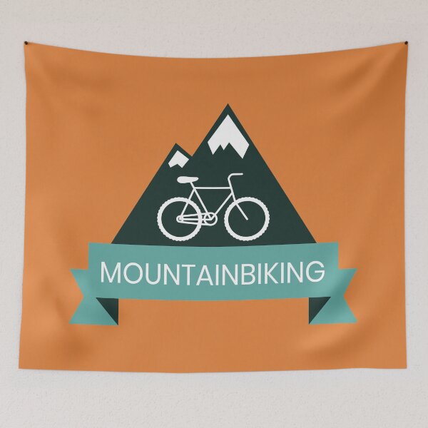 Item preview, Mountain biking | German hiking | Black hiking t-shirt designed and sold by Ainbowz-Artwork.