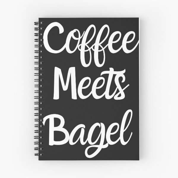 Item preview, Coffee Meets Bagel White Cursive Text designed and sold by CheraeLynn.