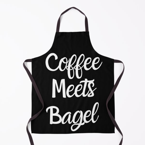 Item preview, Coffee Meets Bagel White Cursive Text designed and sold by CheraeLynn.