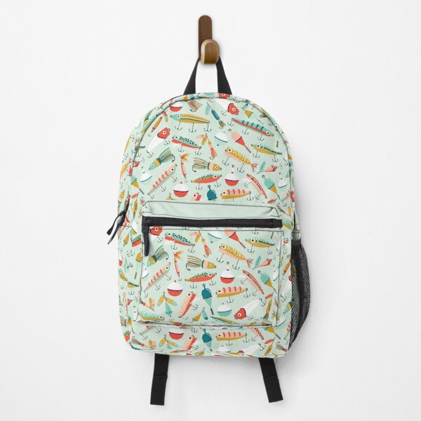 A day at the lake fishing Backpack for Sale by Harpley Design