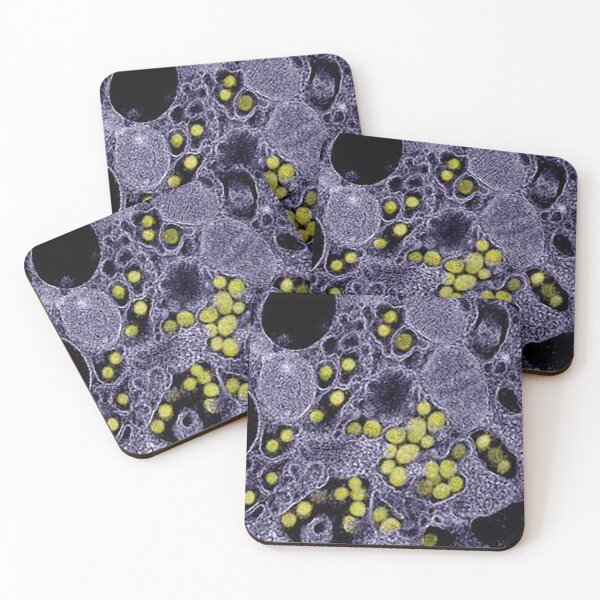 Item preview, Virology purple pattern designed and sold by dreamofdenim.