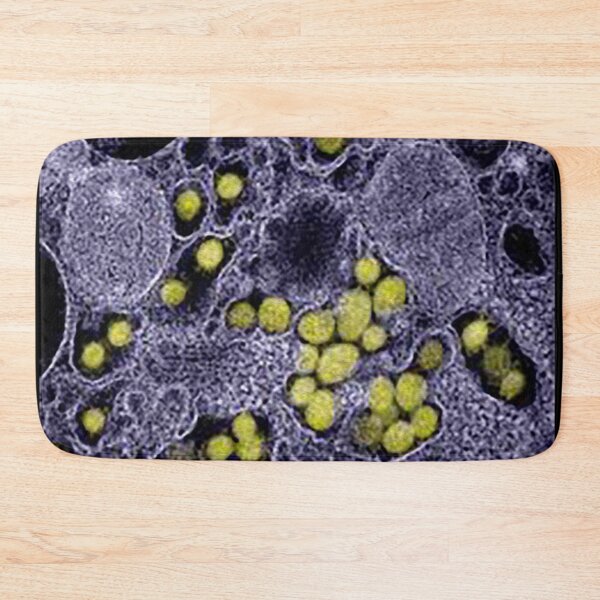 Item preview, Virology purple pattern designed and sold by dreamofdenim.