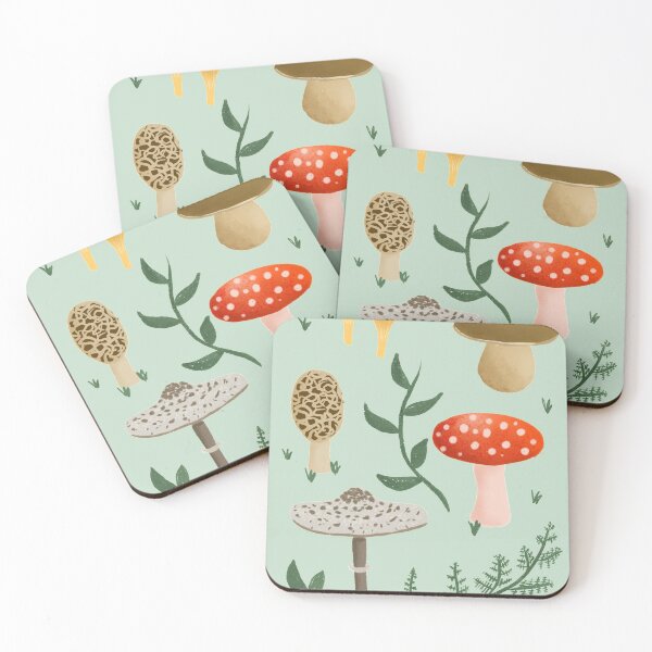 Item preview, Mushrooms clear background.  designed and sold by Rosemaryart.