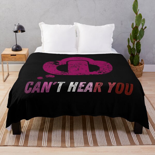 Item preview, Cool Graphic Lesbian - Can't Hear You I'm Gaming - Can't Hear You Music designed and sold by WonderWear.
