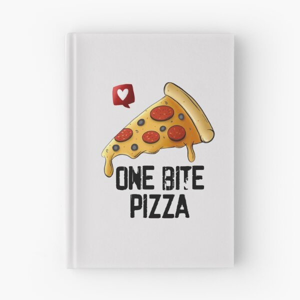 Item preview, One Bite Pizza Funny Sticker Designs designed and sold by Paper Hearteu.