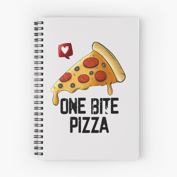 Item preview, One Bite Pizza Funny Sticker Designs designed and sold by Paper Hearteu.