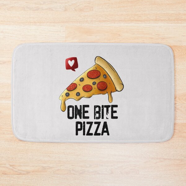 Item preview, One Bite Pizza Funny Sticker Designs designed and sold by Paper Hearteu.