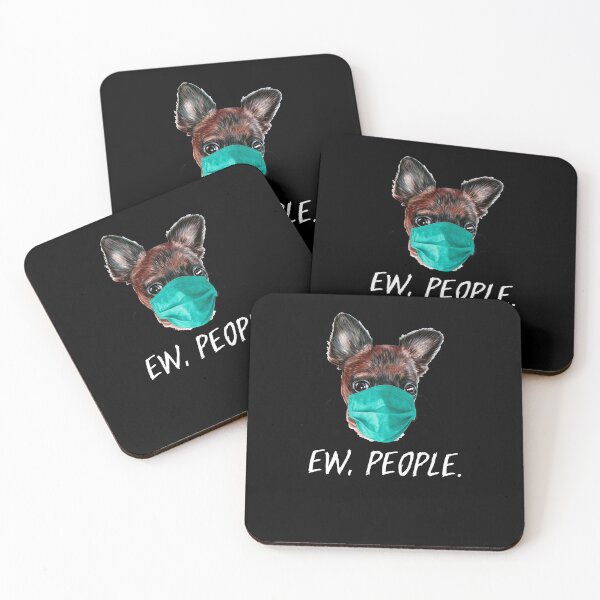 Item preview, BRUSSELS GRIFFON dog wearing a face mask EW PEOPLE designed and sold by theshirtinator.