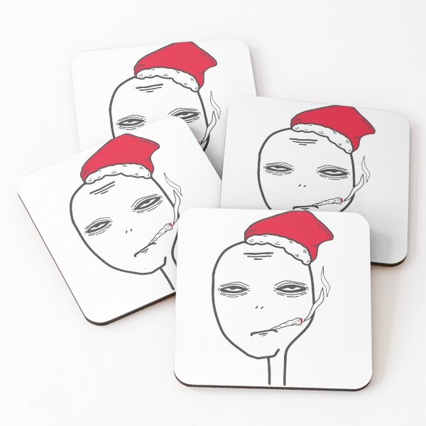 Item preview, Navidad extraterrestre divertida - fumando extraterrestre designed and sold by bas19101.