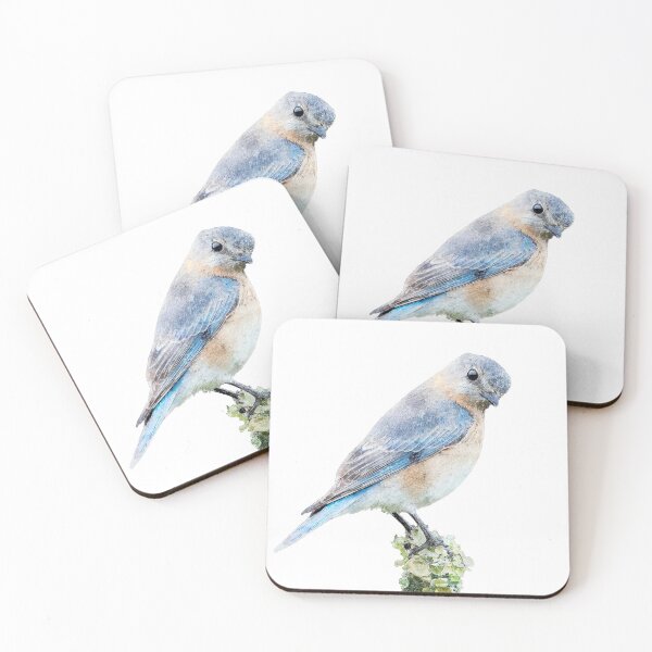 Item preview, Bluebird Unique Watercolor Print Graphic designed and sold by DSArtGoods.