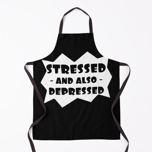 Item preview, Stressed Depressed, Bubble speech designed and sold by stickmeok.