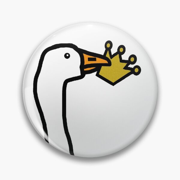 Item preview, Portrait of a Goose Stealing a Crown designed and sold by ellenhenry.