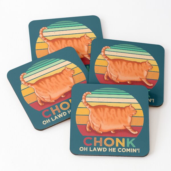 Item preview, Chonk Oh Lawd He Comin Funny Chonk Cat designed and sold by GreenSplash.