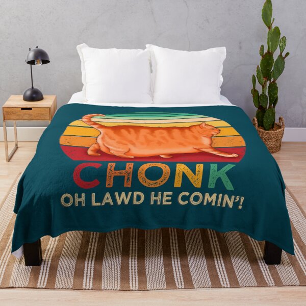Item preview, Chonk Oh Lawd He Comin Funny Chonk Cat designed and sold by GreenSplash.
