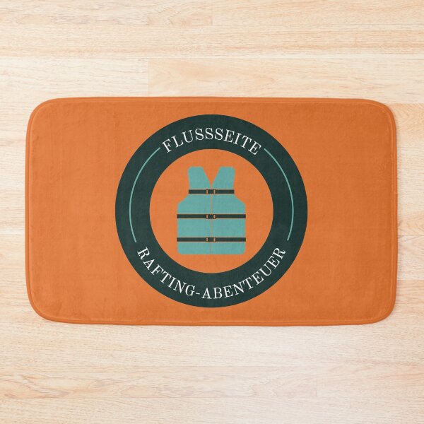 Item preview, River side | Rafting Adventure | German hiking | Black hiking t-shirt designed and sold by Ainbowz-Artwork.