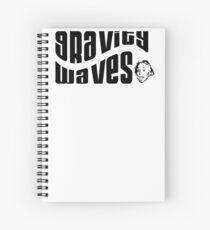 Gravity Waves says Albert Spiral Notebook