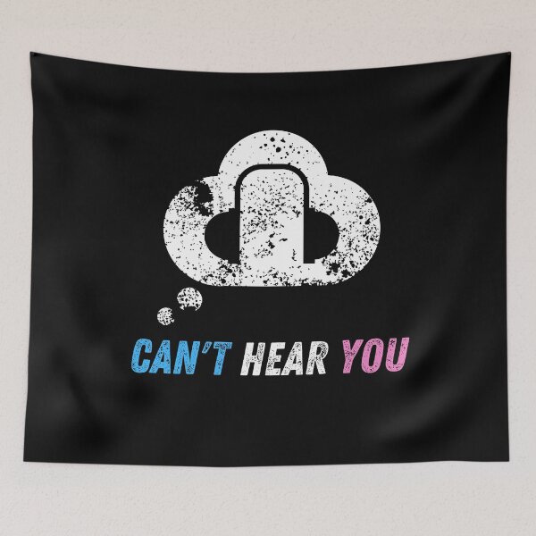 Item preview, Cool Graphic Trans - Can't Hear You I'm Gaming - Can't Hear You Music designed and sold by WonderWear.