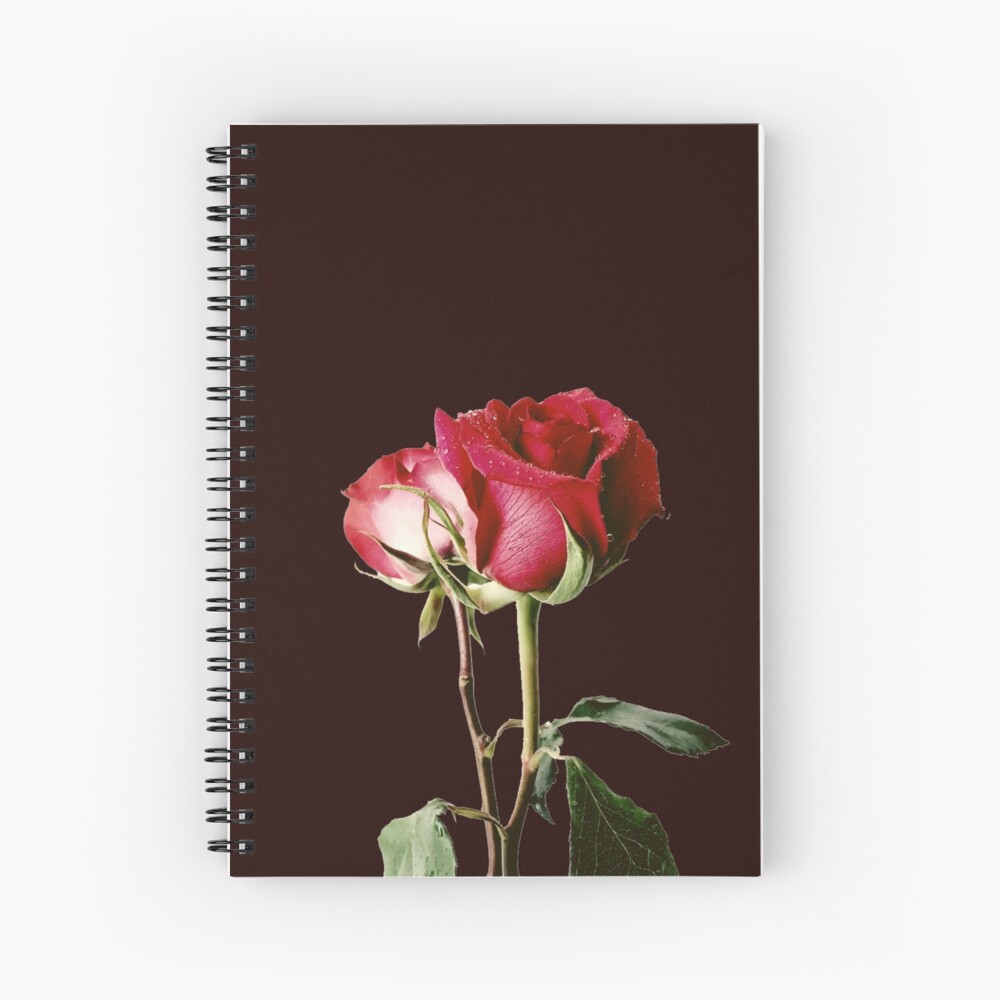 Wrongdoing Magazine Real Rose Collection Spiral Notebook