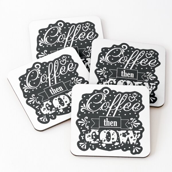 Item preview, COFEE THEN COW ITEMS? FUNNY SAYING, for cow lover and farmer designed and sold by Troy  G Perez.