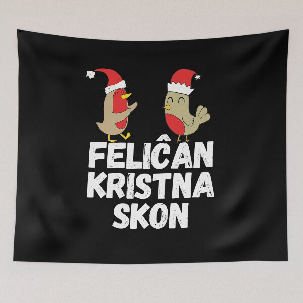 Item preview, merry christmas in Esperanto Feliĉan Kristnaskon designed and sold by mikoala50.