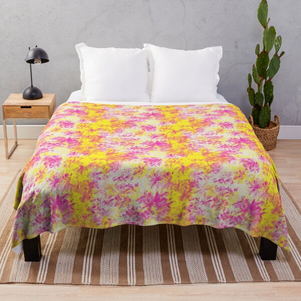 Item preview, Pink and yellow flowers designed and sold by ArtistRebeccaLS.