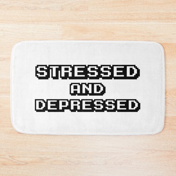 Item preview, Stressed and Depressed, Pixels designed and sold by stickmeok.