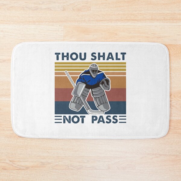 Item preview, HOCKEY THOU SHALT NOT PASS VINTAGE designed and sold by Emanuel48473.