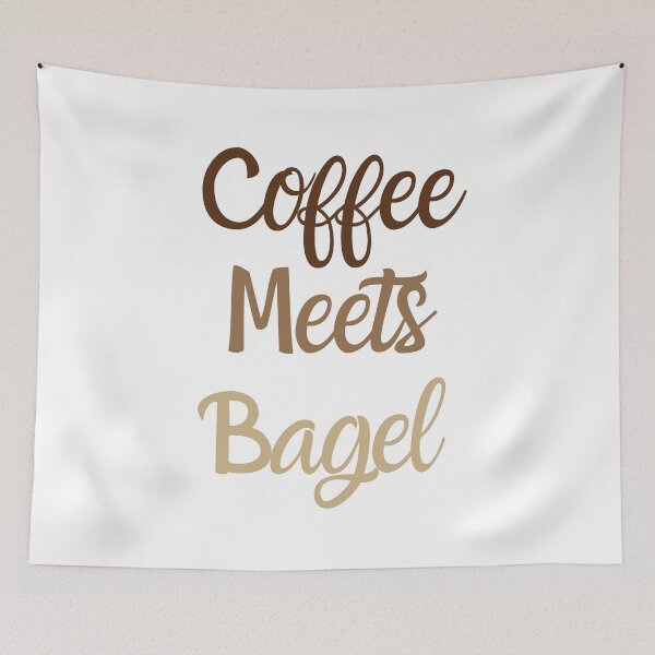 Item preview, Coffee Meets Bagel - Cursive Coffee Text designed and sold by CheraeLynn.