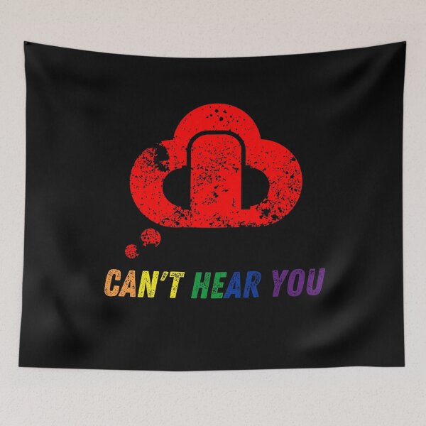 Item preview, Cool Graphic Pride - Can't Hear You I'm Gaming - Can't Hear You Music designed and sold by WonderWear.